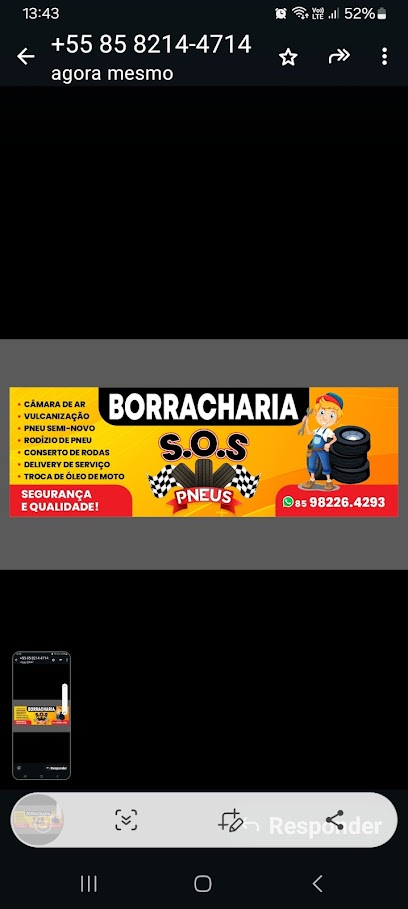 Borracharia S.O.S PNEUS em Fortaleza - CE